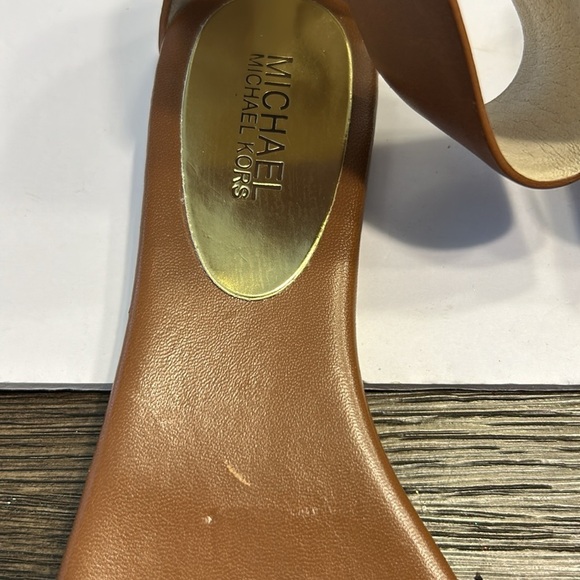 Michael Kors Leather Ankle Strap Sandals Size 8 - Picture 7 of 7